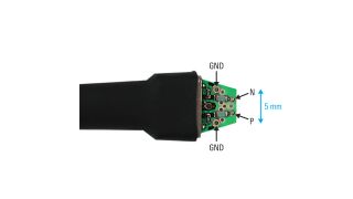 图 1：R&S®RT-ZMA10 焊接式探头尖端