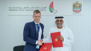 (F.r.t.l.):H.E. Saif Al Suwaidi, the Director General of the GCAA and Patrick Brodda, Managing Director of Rohde & Schwarz Emirates LLC. (Image: Rohde & Schwarz) (F.r.t.l.):H.E. Saif Al Suwaidi, the Director General of the GCAA and Patrick Brodda, Managing Director of Rohde & Schwarz Emirates LLC. (Image: Rohde & Schwarz)