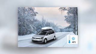 Our systems can withstand temperatures of up to -40°C (-40°F), respectively +45°C (104°F)