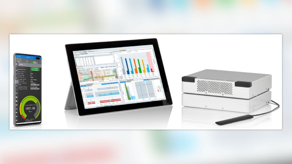 R&S®TSMA6 scanner, R&S®ROMES4 software and QualiPoc Android