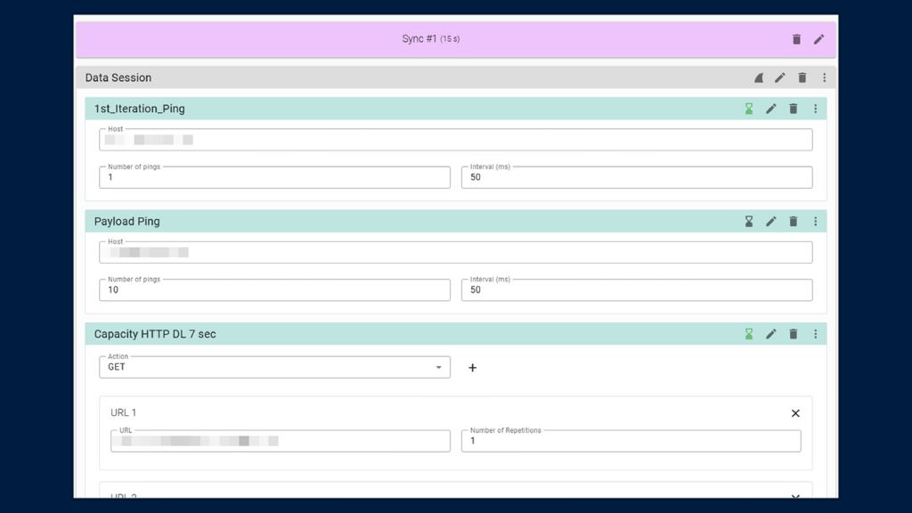 Network Performance Score data service template