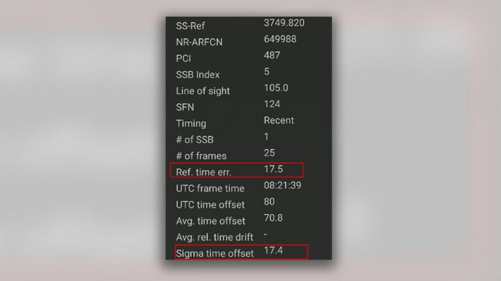 Figure 4: Time alignment error quality indicators (reference time error and confidence interval) Figure 4: Time alignment error quality indicators (reference time error and confidence interval)
