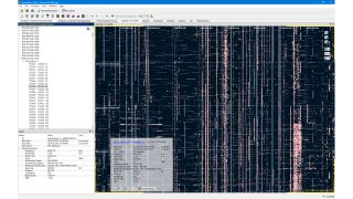 在高分辨率瀑布图中显示检测结果