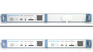 R&S®EM200 使用 19" 适配器,可安装一台或两台 R&S®EM200 使用 19" 适配器,可安装一台或两台