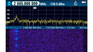 PSCAN 模式显示完整的 TDD-LTE 频段 PSCAN 模式显示完整的 TDD-LTE 频段