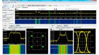 包含 4 个并行通道的图形用户界面截图 
