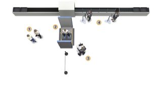 安检点布局示例