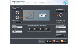 直观化的互调向导工具可分步指导用户完成仪器配置。