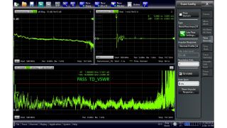 ZNB TD SVSWR 配置菜单和结果显示