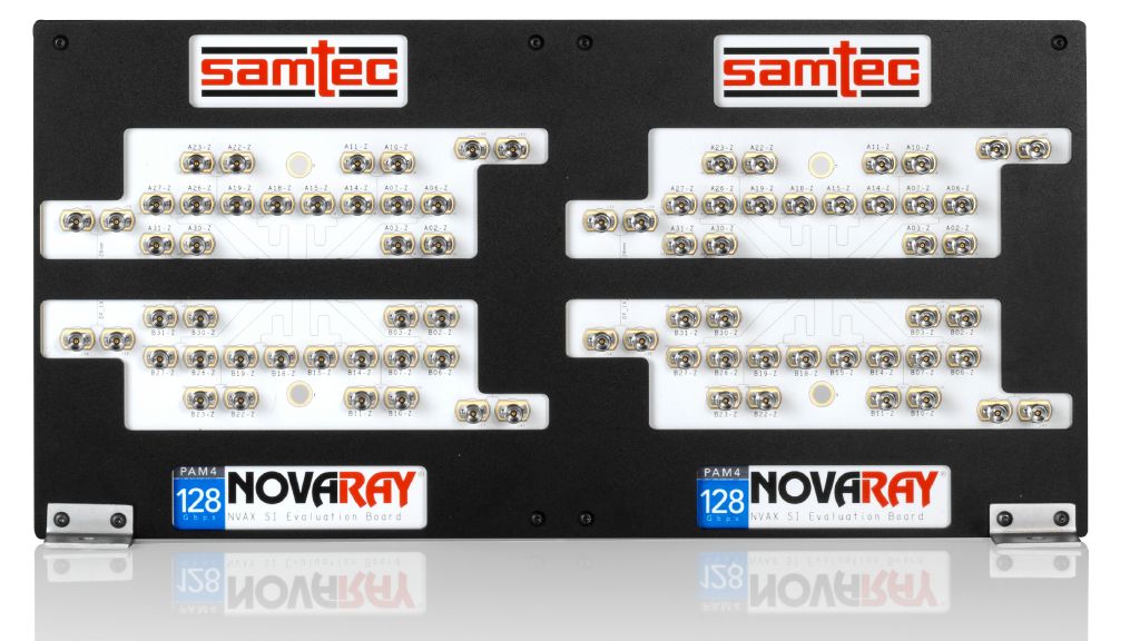 Used test fixture, courtesy Samtec