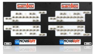 Used test fixture, courtesy Samtec