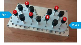 带有编号谐振器的滤波器。