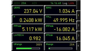 测量值的数值视图