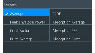 R&S®NRT2 前向测量功能