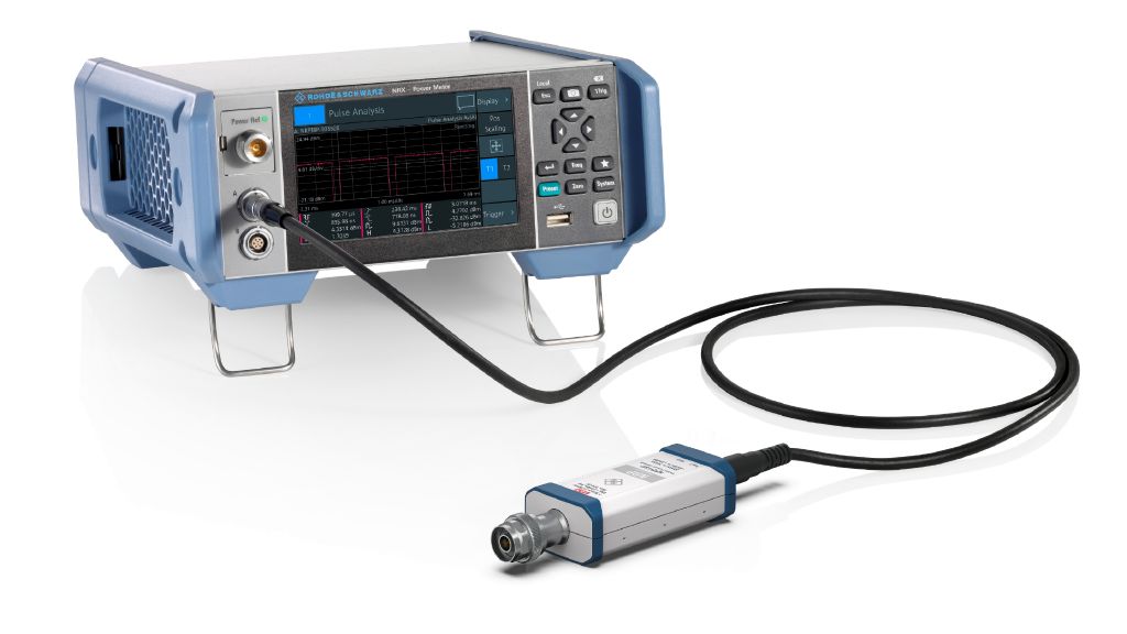 Test setup with R&S®NRP18P and R&S®NRX