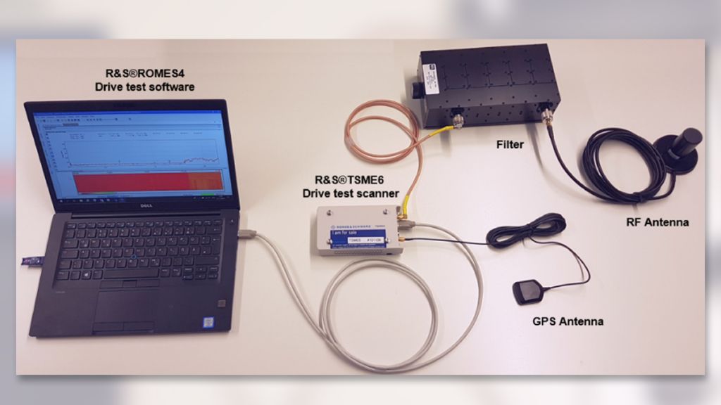 Drive test system used for collecting spectrum data Drive test system used for collecting spectrum data
