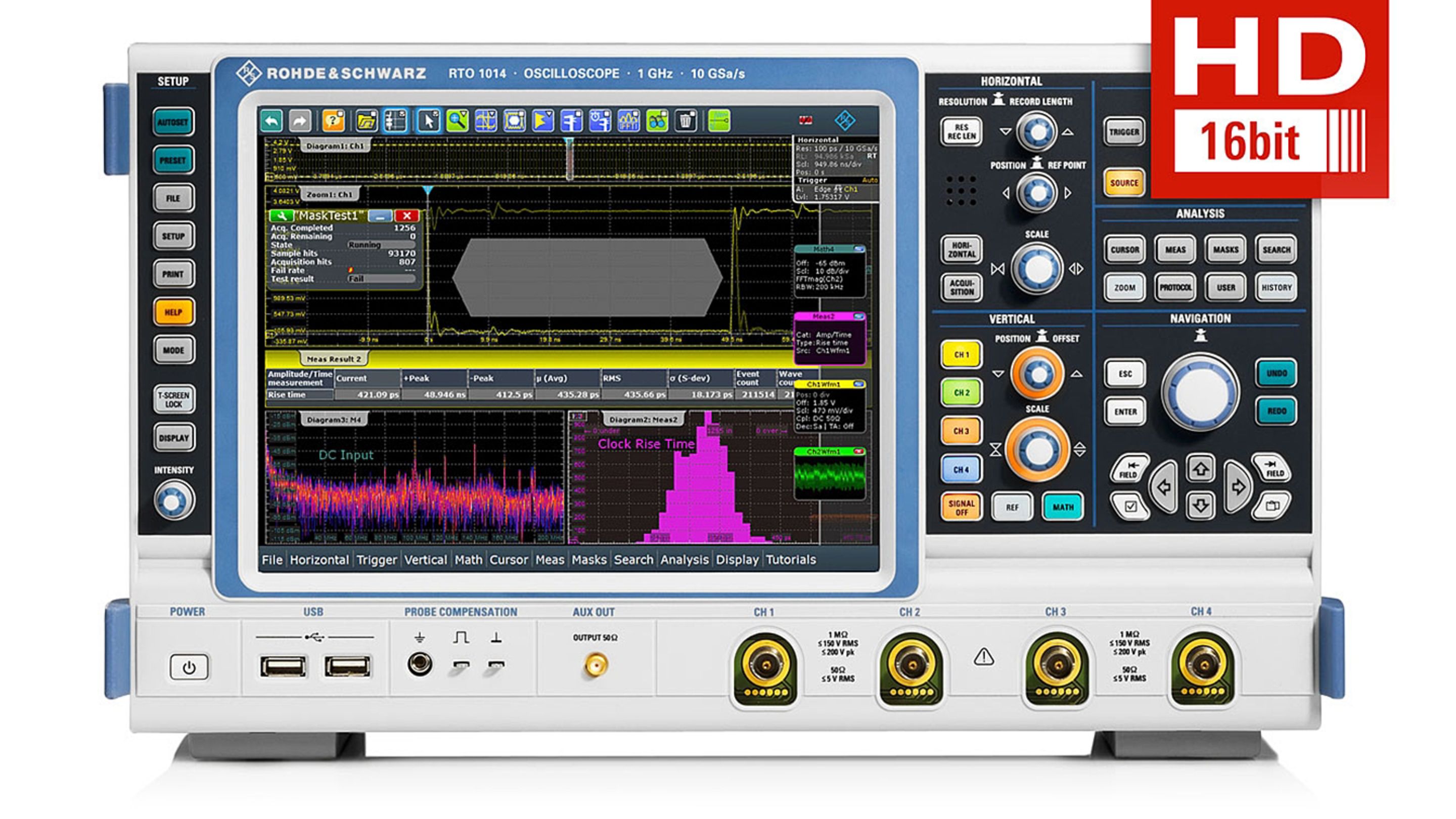R&S®RTO1000 Digital oscilloscope Rohde & Schwarz