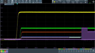 电源轨之间的时序延迟