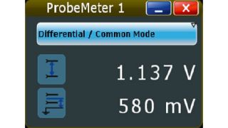 探头电压表读数