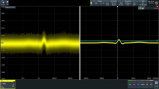不支持触发（左）与数字触发和 hd 模式下的简单触发（右）