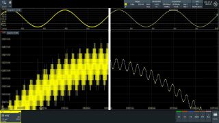 一般垂直分辨率（左）与 16 位分辨率 hd 模式（右）