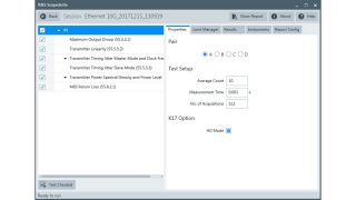 在 R&S®ScopeSuite 自动化一致性测试软件首页，选择 PCIe 一致性测试项目