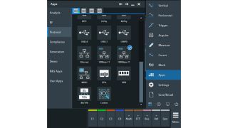 app cockpit with selection for protocol decoding  app cockpit with selection for protocol decoding
