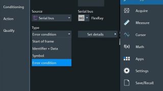 FlexRay trigger setup dialog FlexRay trigger setup dialog
