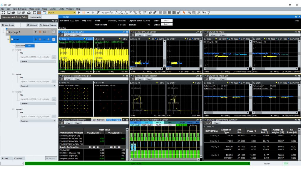 使用 R&S®VSE 的 5G MIMO 分析