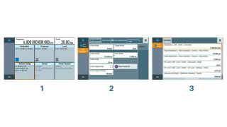 R&S®SMB100B 主屏幕和用户菜单