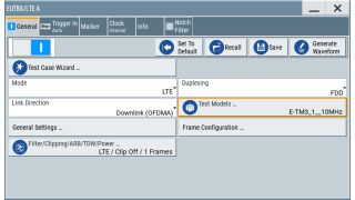 主菜单，基站设置（下行链路）。