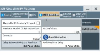3GPP 基站测试的 HARQ 反馈模拟。