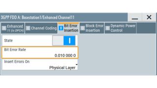 DPCH 误码插入对话框