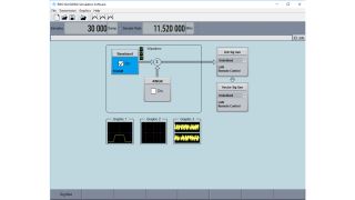 具有三个激活图形的 WinIQSim2