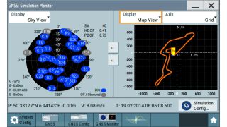 为移动的 GNSS 用户仿真 GPS/格洛纳斯/北斗/伽利略星座组合