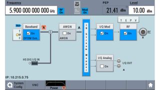 SMBV100B 用户界面