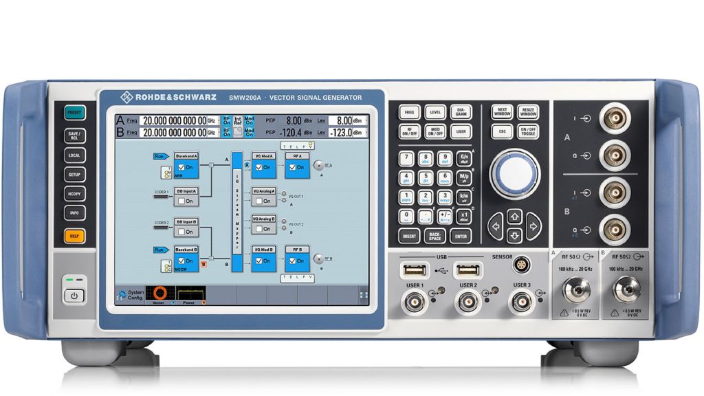 R&S®SMW200A，带两个最高 44 GHz 射频通道