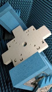 带射频旋转接头的可选 3d 方位角和仰角定位器