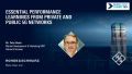 Essential performance learnings from private and public 5G networks