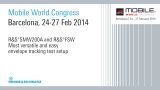 Most versatile and easy envelope tracking test setup presented at GSMA MWC 2014