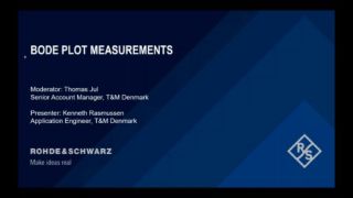 Bode Plot Measurements with Oscilloscopes