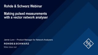 VNA: Pulse Measurements and Analysis