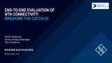 End-to-End evaluation of NTN connectivity: Breaking the Catch-22