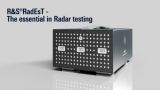 Product video: R&S®RadEsT – The essential in radar testing