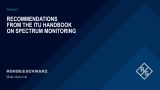 Recommendations from the ITU handbook on spectrum monitoring 