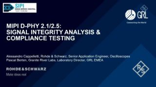 mipi d-phy: signal integrity analysis & compliance testing