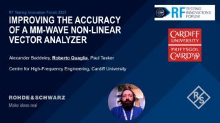 Improving the accuracy of a mm-wave non-linear vector analyzer Improving the accuracy of a mm-wave non-linear vector analyzer