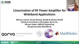 Introduction to Linearization of RF Power Amplifiers for wideband applications 