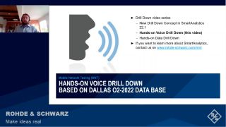 Data analytics drill-down – voice Data analytics drill-down – voice