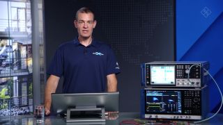 Measuring a high gain frequency converting LNB with the FSWX